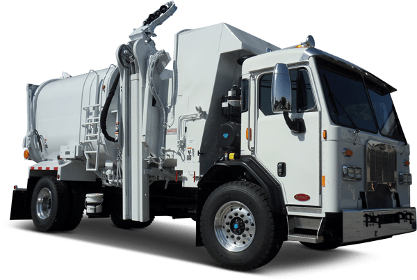 Automated & Manual Side Loader Garbage Trucks | Amrep